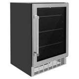 24'' Monument 154 Can Beverage Fridge in Stainless Steel
