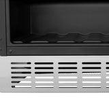24'' Monument Autograph Edition 154 Can Beverage Fridge in Stainless Steel with Champagne Bronze Accents