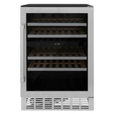 Z-Line - 24'' Monument Dual Zone 44-Bottle Wine Cooler in Stainless Steel - Stainless Steel
