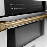 Autograph Edition 30'' 1.2 cu. ft. Built-In Microwave Drawer in Stainless Steel with Champagne Bronze Accents