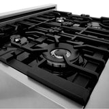30'' Kitchen Package with Stainless Steel Dual Fuel Range, Range Hood, Microwave Drawer and Tall Tub Dishwasher