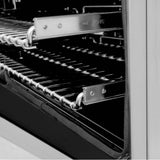 30'' Professional Dual Fuel Range with Black Matte Door
