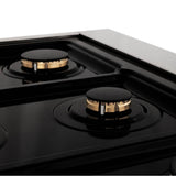 Autograph Edition 30'' 4.0 cu.' Dual Fuel Range with Gas Stove and Electric Oven in DuraSnow Stainless Steel with WM Door and CB Accents