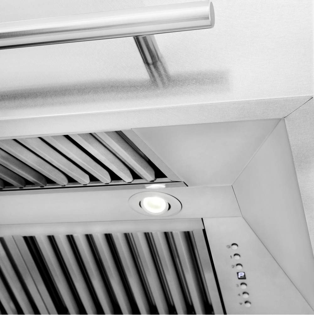 36'' DuraSnow Stainless Steel Range Hood with Black Matte Shell (8654SNX-BG-36)