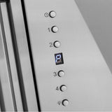 48'' Autograph Edition DuraSnow Stainless Steel Range Hood with DuraSnow Stainless Steel Shell and Champagne Bronze Handle