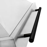 48'' Autograph Edition DuraSnow Stainless Steel Range Hood with DuraSnow Stainless Steel Shell and Champagne Bronze Handle