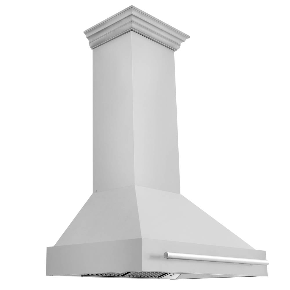 Z-Line - 36'' Stainless Steel Range Hood with Stainless Steel Handle - Stainless Steel