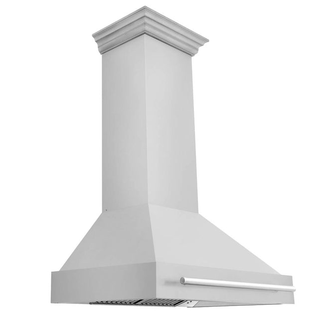 Z-Line - 36'' Stainless Steel Range Hood with Stainless Steel Handle - Stainless Steel