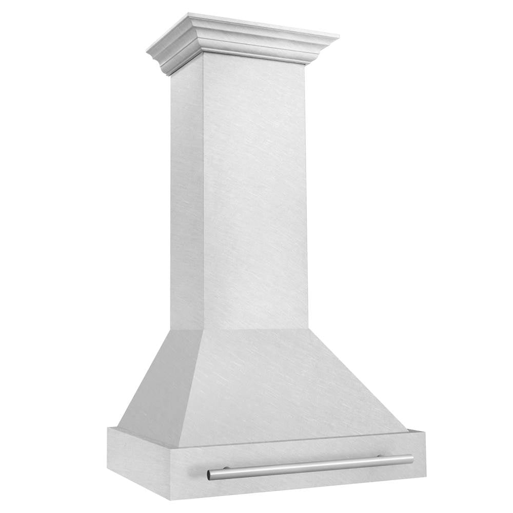 Z-Line - 30'' DuraSnow Stainless Steel Range Hood with DuraSnow Shell (8654SNX-30) - DuraSnowÂ® Stainless Steel