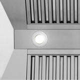 30'' Autograph Edition Stainless Steel Range Hood with Stainless Steel Shell and Champagne Bronze Handle
