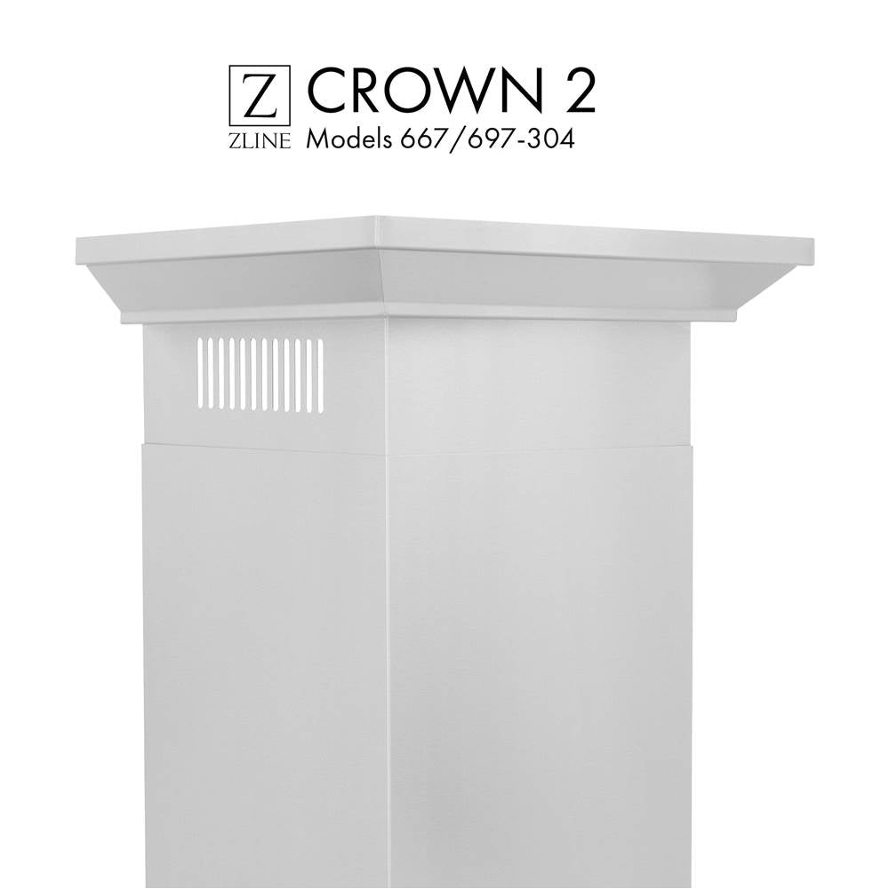 Z-Line - Crown Molding Profile 2 for Wall Mount Range Hood