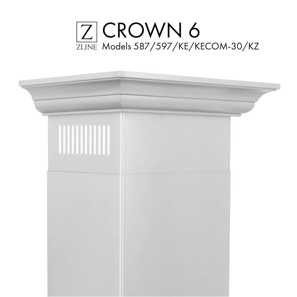 Z-Line - Crown Molding Profile 6 for Wall Mount Range Hood