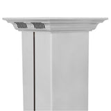 Crown Molding in Stainless Steel with Built-in Bluetooth Speakers