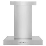 Convertible Vent Wall Mount Range Hood in Stainless Steel with Crown Molding (KECRN)