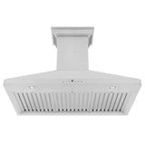 36'' Wall Mount Range Hood in Stainless Steel with Built-in CrownSound Bluetooth Speakers