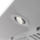 36'' Wall Mount Range Hood in Stainless Steel with Built-in CrownSound Bluetooth Speakers