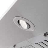36'' Wall Mount Range Hood in Stainless Steel with Built-in CrownSound Bluetooth Speakers