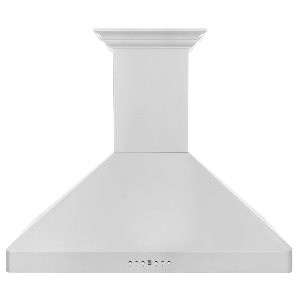 36'' Wall Mount Range Hood in Stainless Steel with Built-in CrownSound Bluetooth Speakers