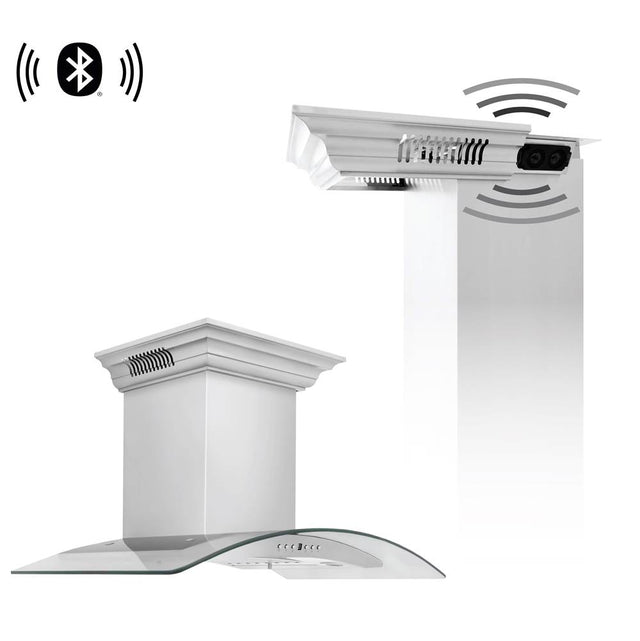 Z-Line - Stainless Steel KN4 With Built in CrownSound Bluetooth Speakers