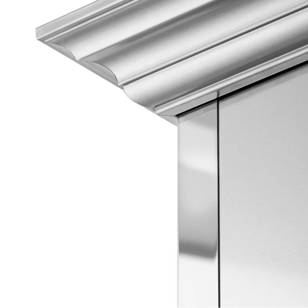 DuraSnow Mirrored Wall Range Hood 655MR