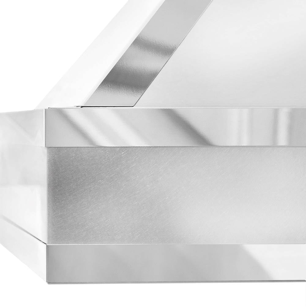 DuraSnow Mirrored Wall Range Hood 655MR