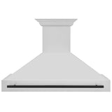 48''  Autograph Edition Stainless Steel Range Hood with Stainless Steel Shell and Champagne Bronze Handle