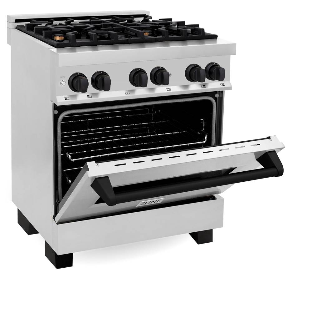 Autograph Edition 30'' 4.0 cu.' Dual Fuel Range with Gas Stove and Electric Oven in Stainless Steel with Champagne Bronze Accents