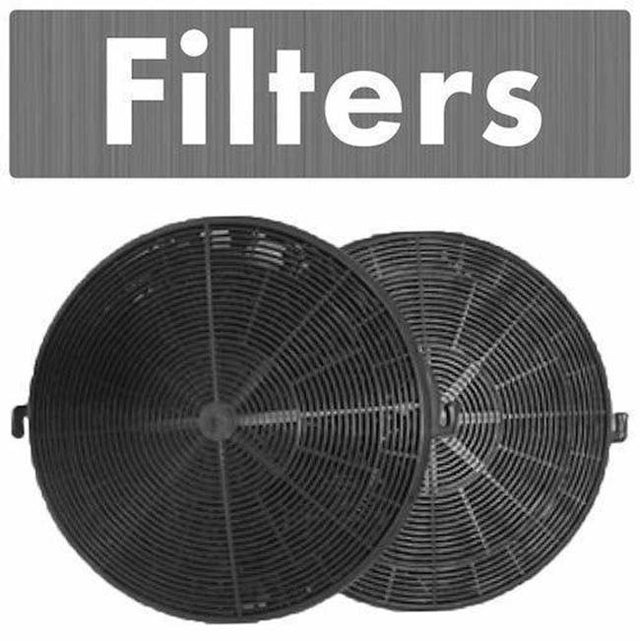 Z-Line - 1 Set of 2 Charcoal Filters for Range Hoods with Recirculating Option