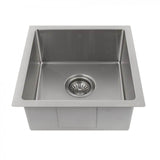 Z-Line - Boreal 15'' Undermount Single Bowl Bar Sink in Stainless Steel - Stainless Steel