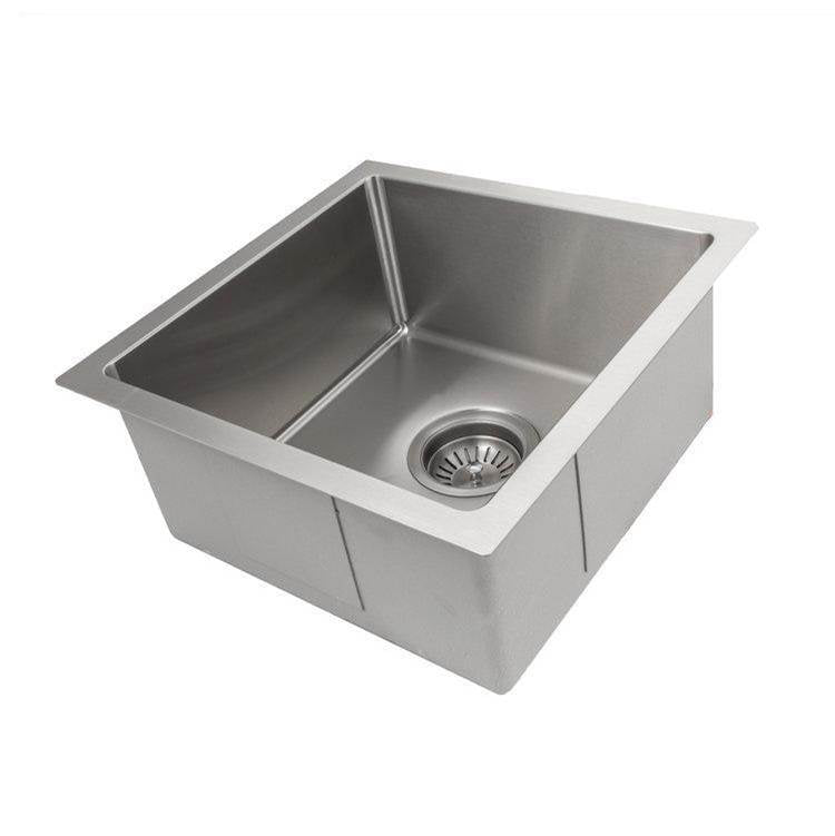 Boreal 15'' Undermount Single Bowl Bar Sink in Stainless Steel