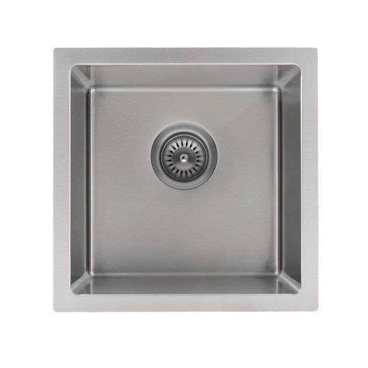 Boreal 15'' Undermount Single Bowl Bar Sink in Stainless Steel