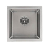 Boreal 15'' Undermount Single Bowl Bar Sink in Stainless Steel