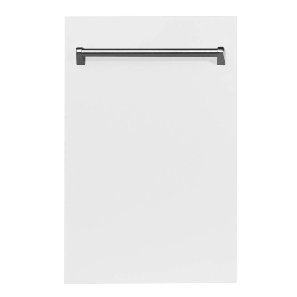 18'' Top Control Dishwasher in Black Matte with Stainless Steel Tub and Modern Style Handle