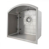 Telluride 22'' Undermount Single Bowl Sink in Stainless Steel