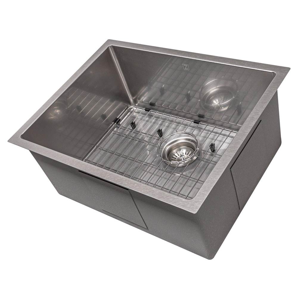 Meribel 23'' Undermount Single Bowl Sink in Stainless Steel
