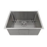 Meribel 23'' Undermount Single Bowl Sink in Stainless Steel
