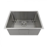 Z-Line - Meribel 23'' Undermount Single Bowl Sink in Stainless Steel - Stainless Steel