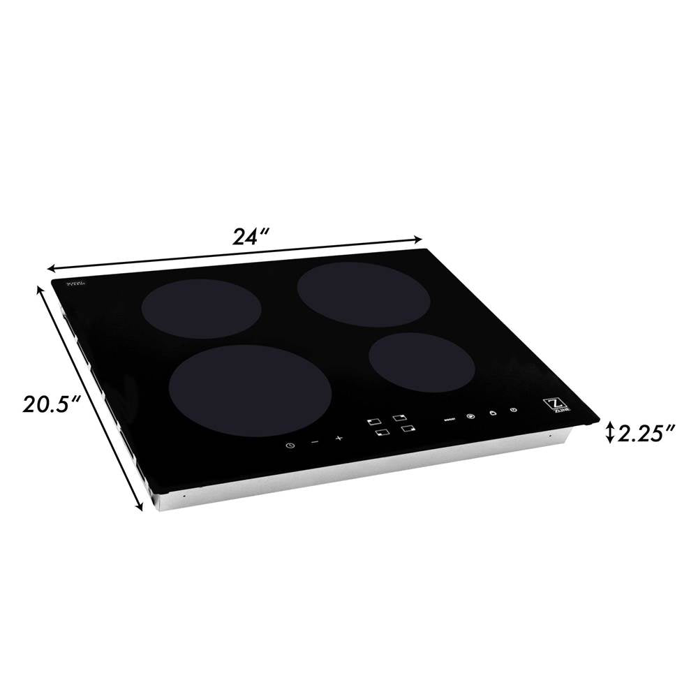 24'' Induction Cooktop with 4 burners
