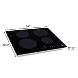 24'' Induction Cooktop with 4 burners