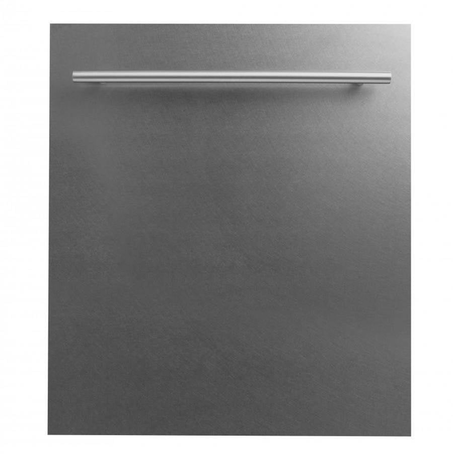24'' Top Control Dishwasher in Black Matte with Stainless Steel Tub and Traditional Style Handle