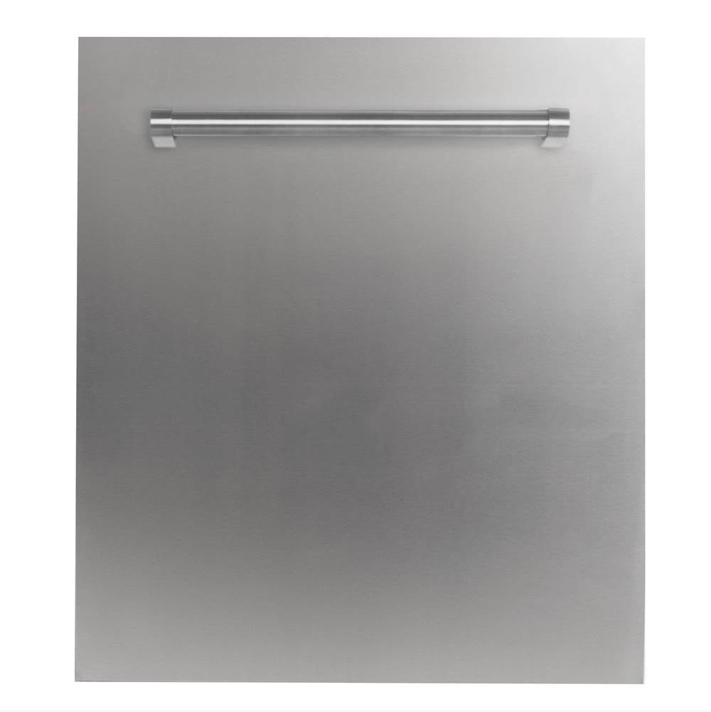 Z-Line - 24'' Top Control Dishwasher in Stainless Steel with Stainless Steel Tub and Traditional Style Handle - 304 Grade Stainless Steel