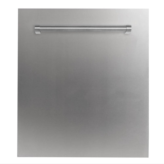 Z-Line - 24'' Top Control Dishwasher in Stainless Steel with Stainless Steel Tub and Traditional Style Handle - 304 Grade Stainless Steel
