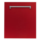 24'' Top Control Dishwasher in Black Matte with Stainless Steel Tub and Modern Style Handle