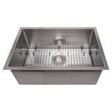 Meribel 27'' Undermount Single Bowl Sink in Stainless Steel