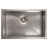 Z-Line - Meribel 27'' Undermount Single Bowl Sink in DuraSnow Stainless Steel - DuraSnow Stainless Steel