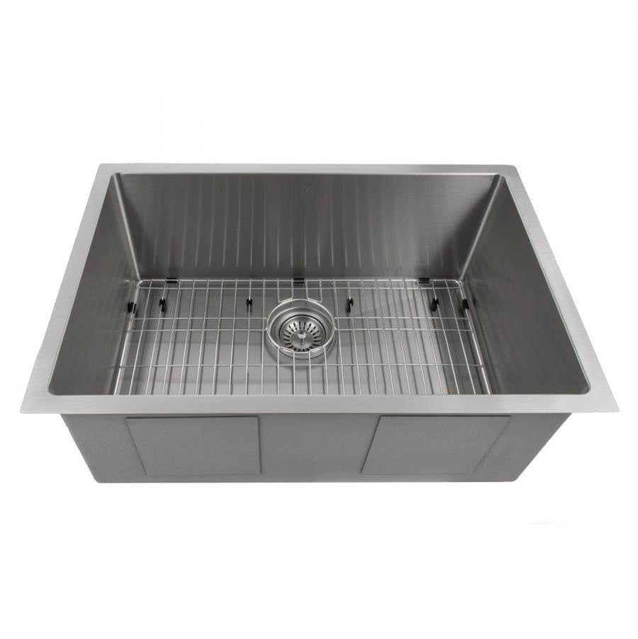 Z-Line - Meribel 30'' Undermount Single Bowl Sink in Stainless Steel - Stainless Steel