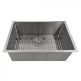 Z-Line - Meribel 30'' Undermount Single Bowl Sink in Stainless Steel - Stainless Steel