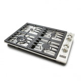 Z-Line - 30'' Dropin Cooktop with 4 Gas Burners - Stainless Steel