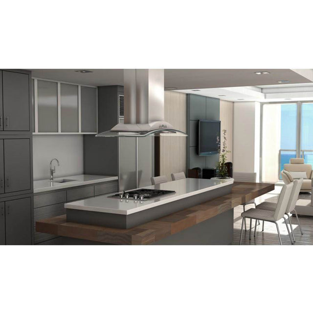 Z-Line - 30'' Dropin Cooktop with 4 Gas Brass Burners - Brass