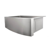 Z-Line - Zermatt Farmhouse 30'' Undermount Single Bowl Sink in Stainless Steel - Stainless Steel
